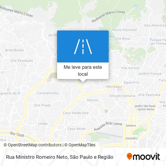 Rua Ministro Romeiro Neto mapa