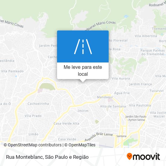 Rua Monteblanc mapa