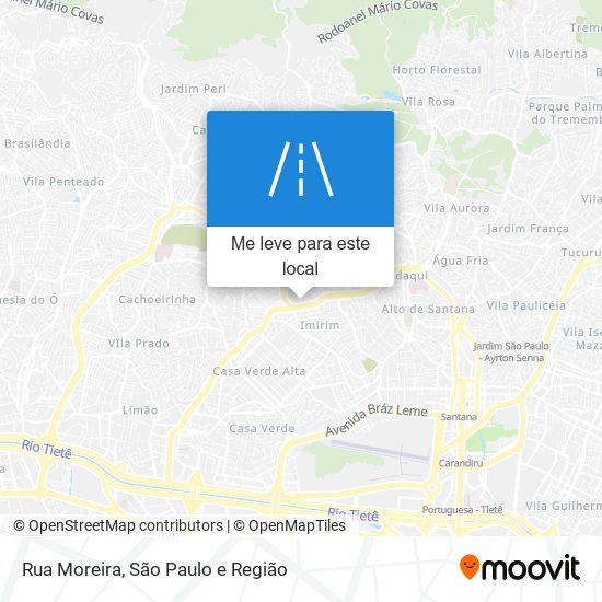 Rua Moreira mapa