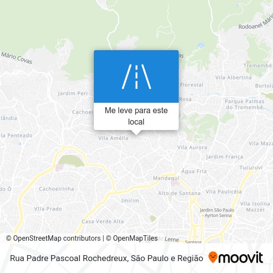 Rua Padre Pascoal Rochedreux mapa