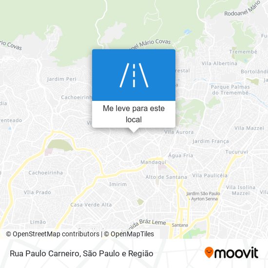 Rua Paulo Carneiro mapa