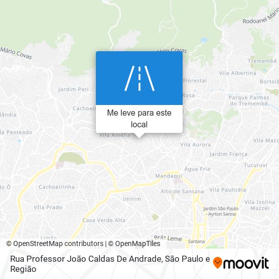 Rua Professor João Caldas De Andrade mapa