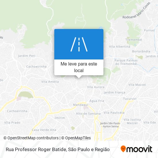 Rua Professor Roger Batide mapa