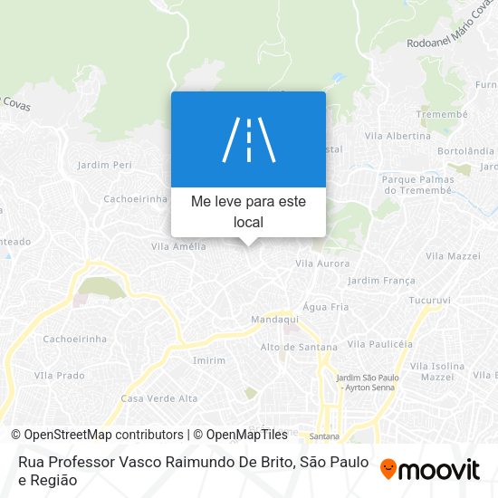 Rua Professor Vasco Raimundo De Brito mapa