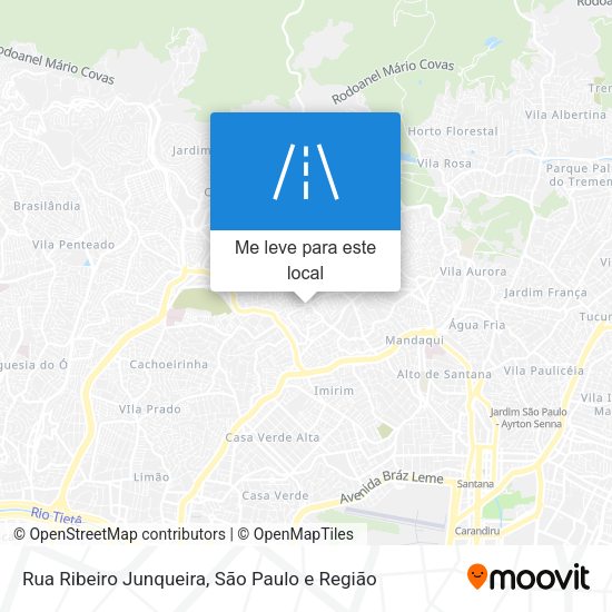 Rua Ribeiro Junqueira mapa
