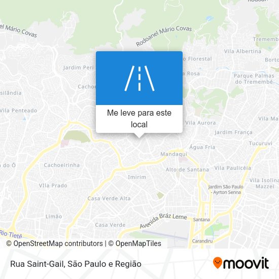 Rua Saint-Gail mapa