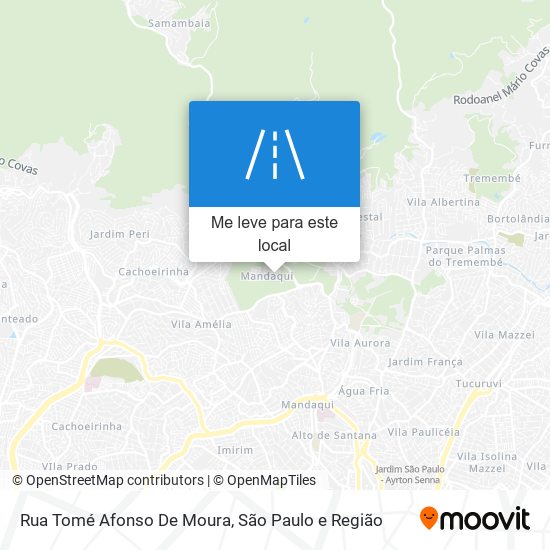 Rua Tomé Afonso De Moura mapa