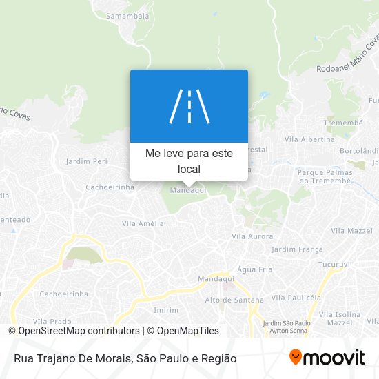 Rua Trajano De Morais mapa