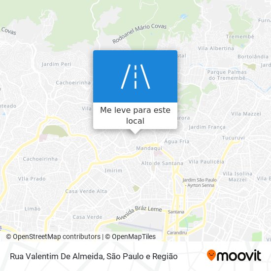 Rua Valentim De Almeida mapa