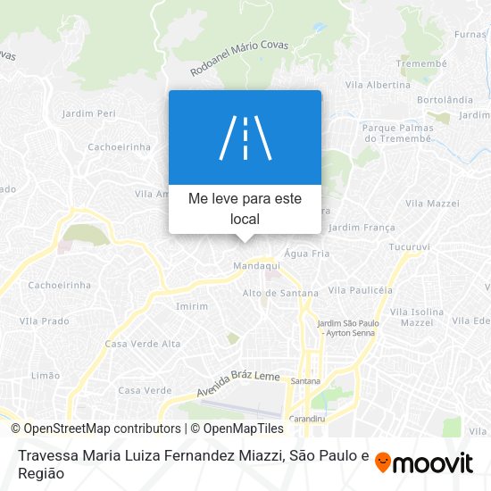 Travessa Maria Luiza Fernandez Miazzi mapa