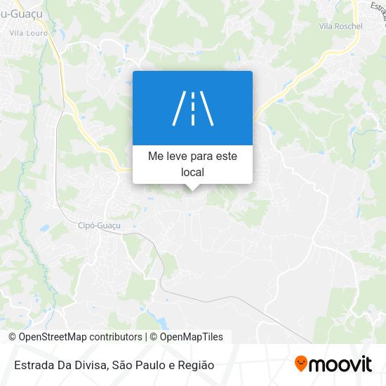 Estrada Da Divisa mapa