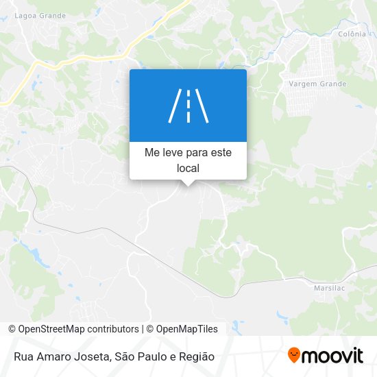 Rua Amaro Joseta mapa