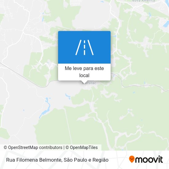 Rua Filomena Belmonte mapa