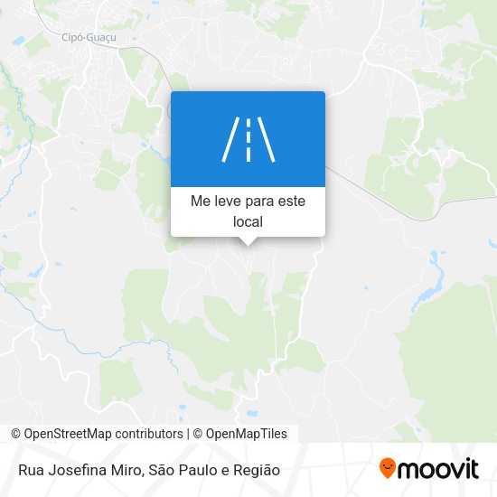 Rua Josefina Miro mapa