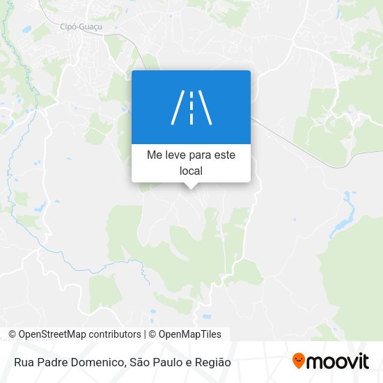 Rua Padre Domenico mapa