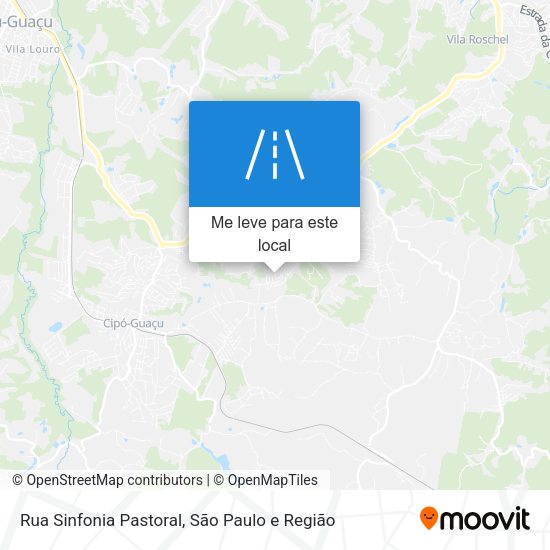 Rua Sinfonia Pastoral mapa