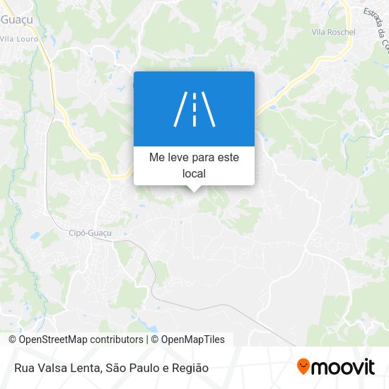 Rua Valsa Lenta mapa