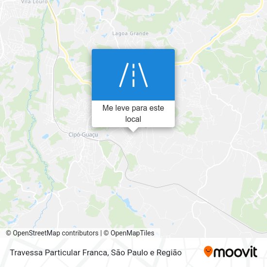 Travessa Particular Franca mapa