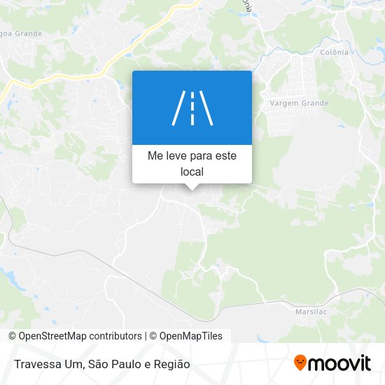 Travessa Um mapa