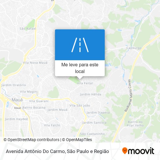 Avenida Antônio Do Carmo mapa