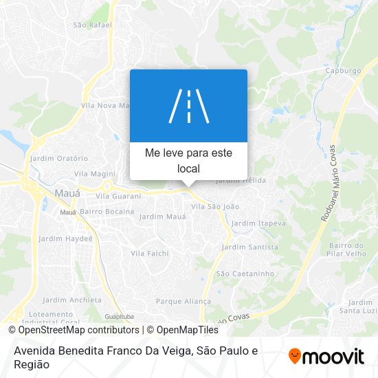 Avenida Benedita Franco Da Veiga mapa