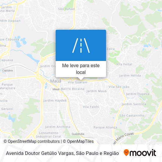 Avenida Doutor Getúlio Vargas mapa