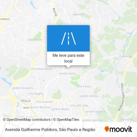 Avenida Guilherme Polidoro mapa