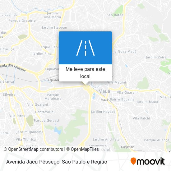 Avenida Jacu-Pêssego mapa