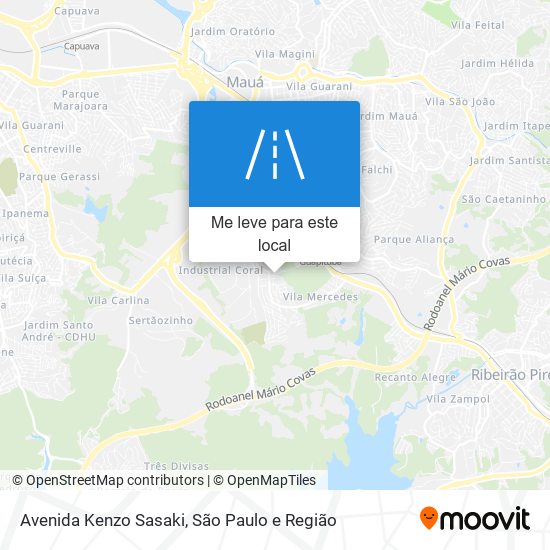 Avenida Kenzo Sasaki mapa