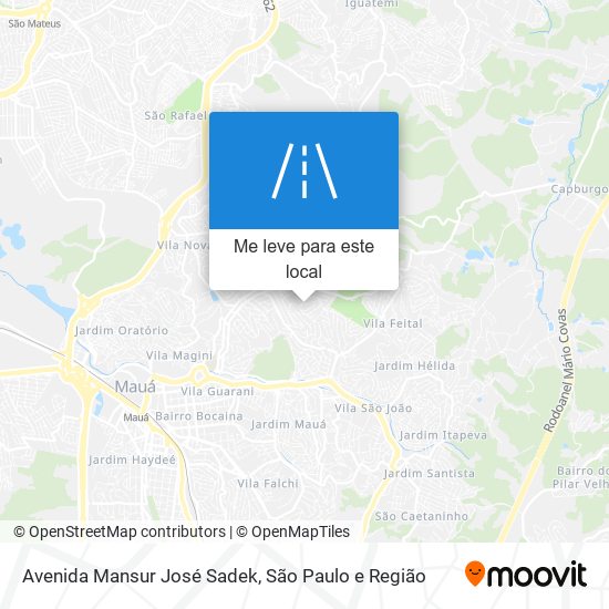 Avenida Mansur José Sadek mapa