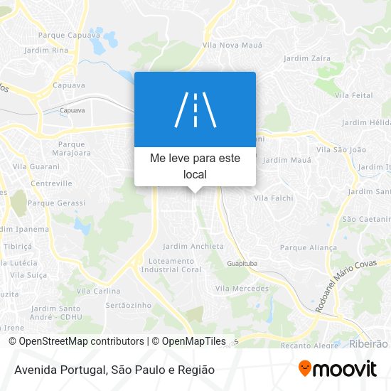 Avenida Portugal mapa