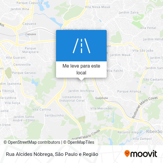 Rua Alcides Nóbrega mapa