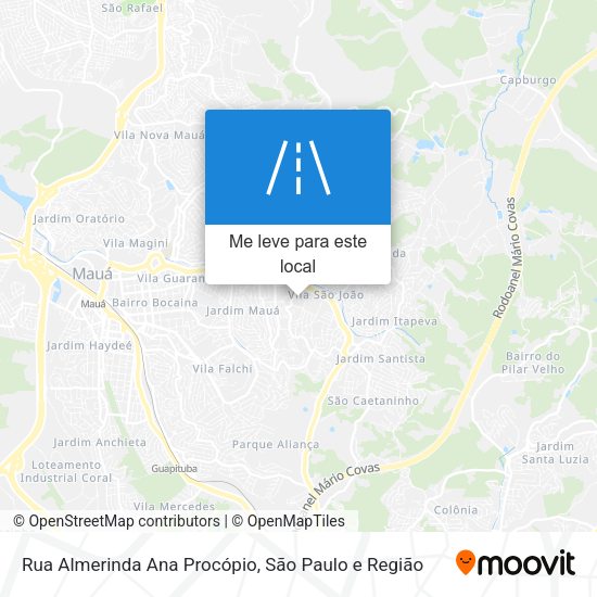 Rua Almerinda Ana Procópio mapa