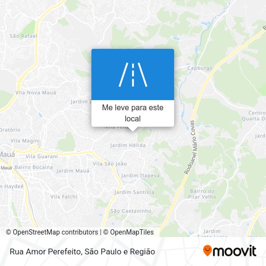 Rua Amor Perefeito mapa
