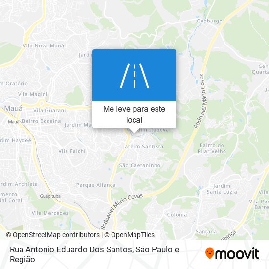 Rua Antônio Eduardo Dos Santos mapa