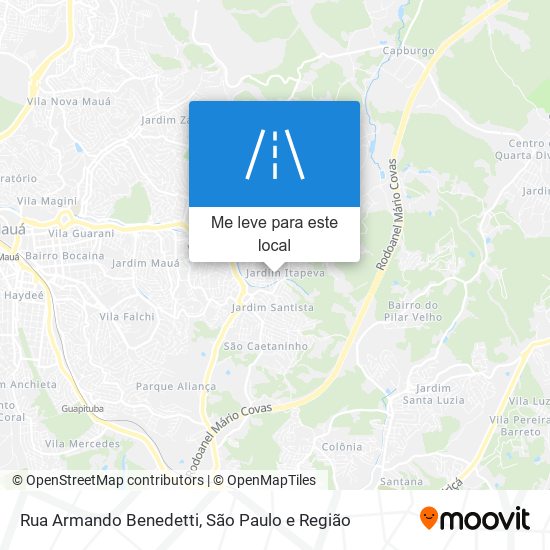 Rua Armando Benedetti mapa