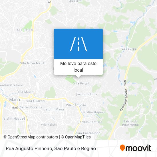 Rua Augusto Pinheiro mapa