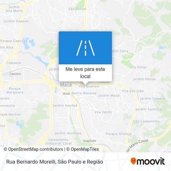 Rua Bernardo Morelli mapa