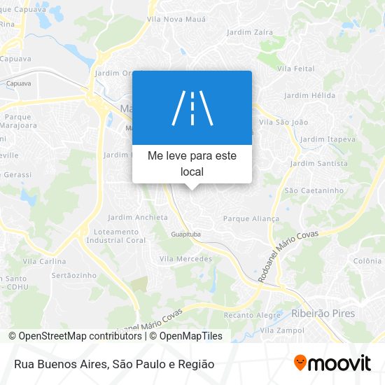 Rua Buenos Aires mapa