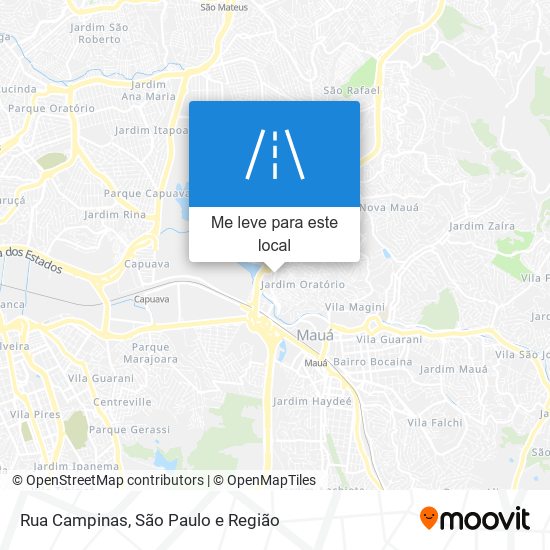 Rua Campinas mapa