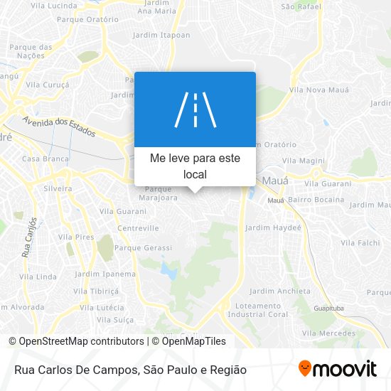Rua Carlos De Campos mapa