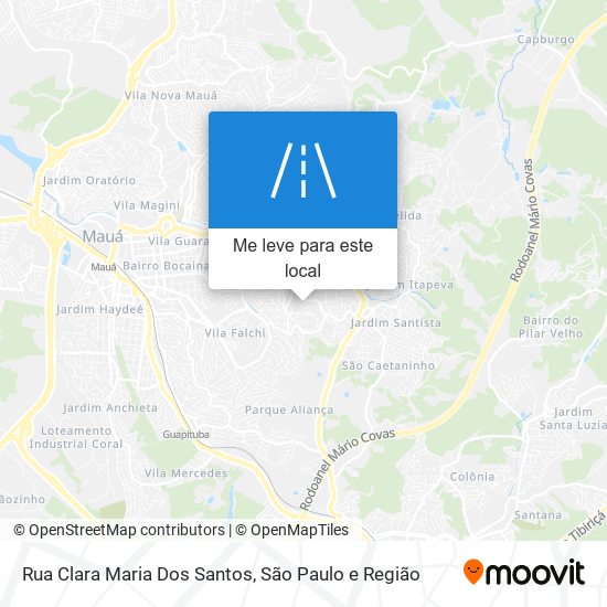 Rua Clara Maria Dos Santos mapa