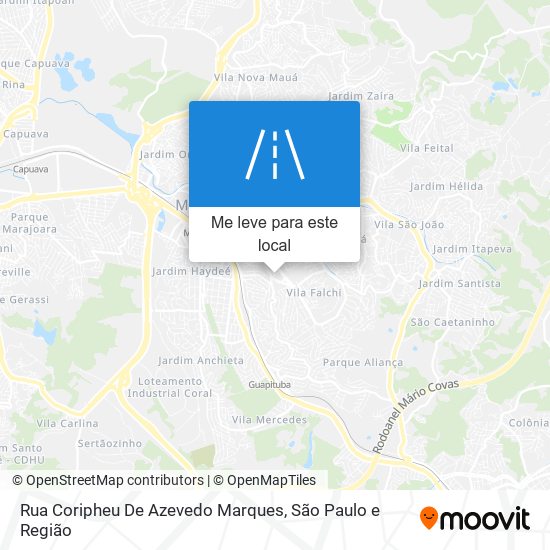 Rua Coripheu De Azevedo Marques mapa