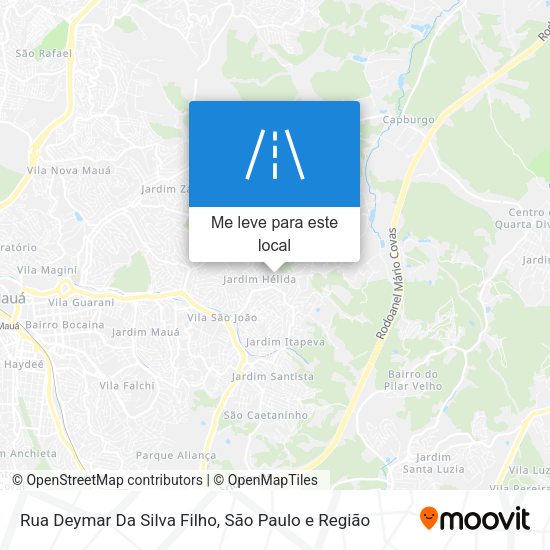 Rua Deymar Da Silva Filho mapa
