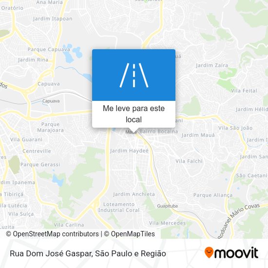 Rua Dom José Gaspar mapa