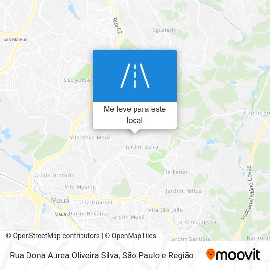 Rua Dona Aurea Oliveira Silva mapa