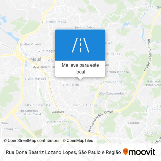 Rua Dona Beatriz Lozano Lopes mapa