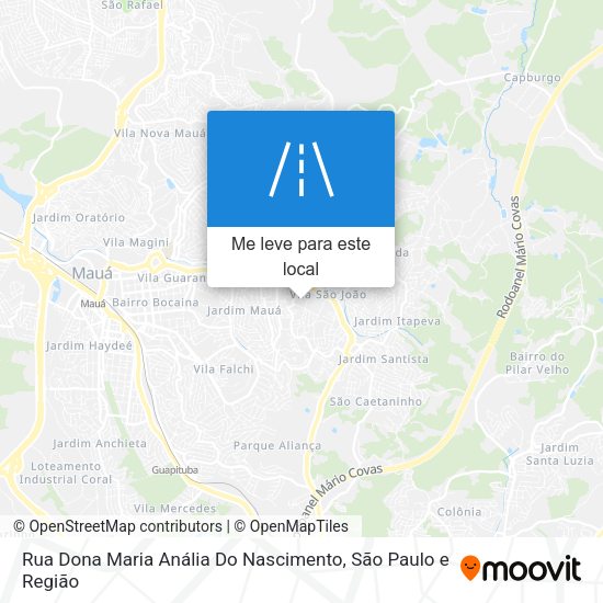 Rua Dona Maria Anália Do Nascimento mapa