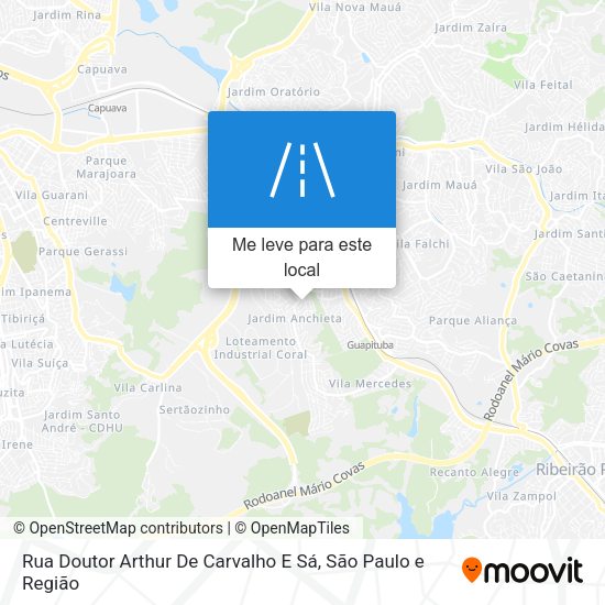 Rua Doutor Arthur De Carvalho E Sá mapa