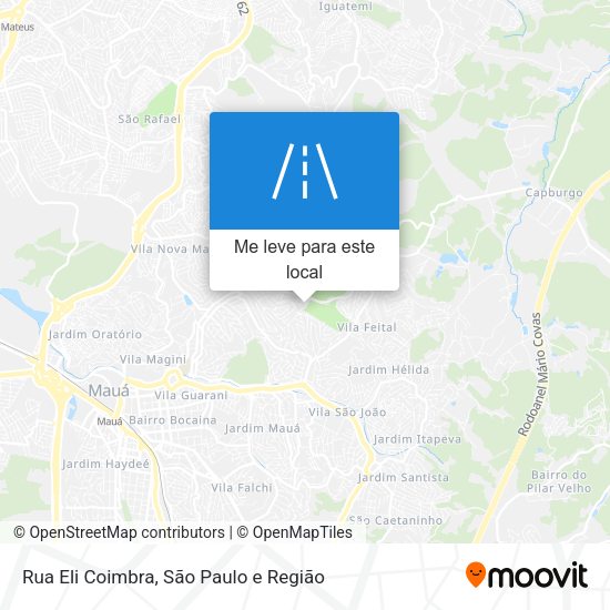 Rua Eli Coimbra mapa